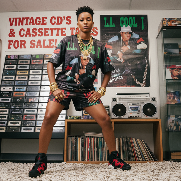 •L.L. COOL J ~ WALKING WITH A PANTHER• ~1989 OG PRESSING~ (CASSETTE TAPE) (1)