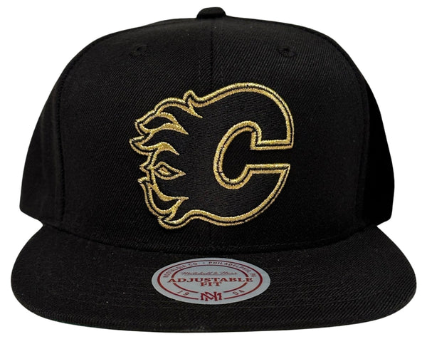 *Calgary Flames* snapback hats by Mitchell & Ness