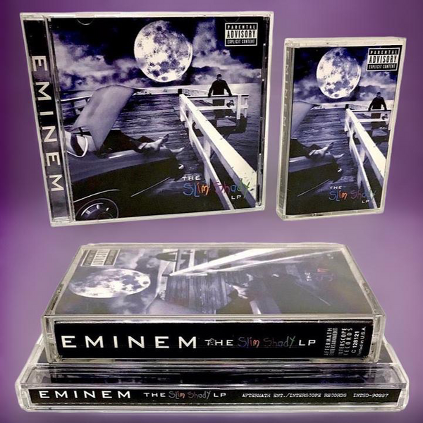 •EMINEM - THE SLIM SHADY LP• (1999) (CASSETTE & CD AVAILABLE) (ORIGINAL PRESSINGS)