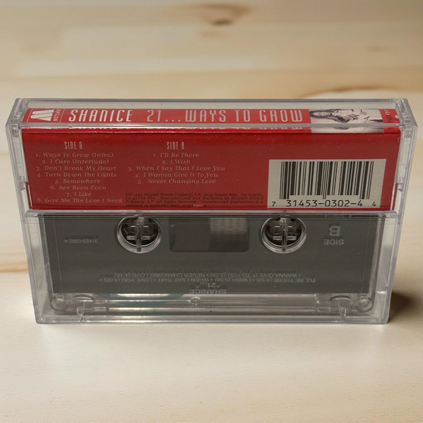 •SHANICE - 21… WAYS TO GROW• ~1994 OG PRESSING~ (CASSETTE TAPE)