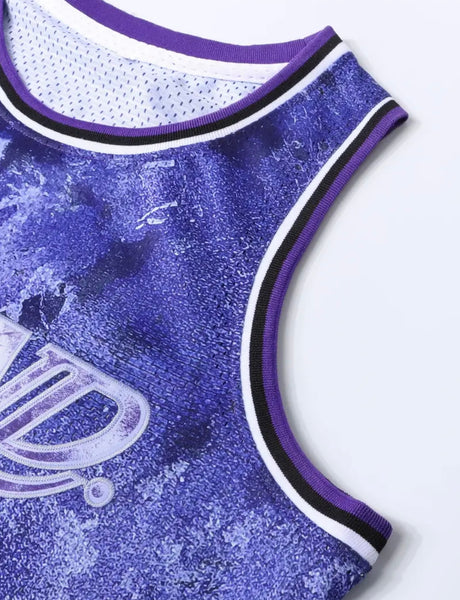 ^LEGEND 24/8^ Basketball Jerseys (Lavender) (Stitched Logos & Numbers)