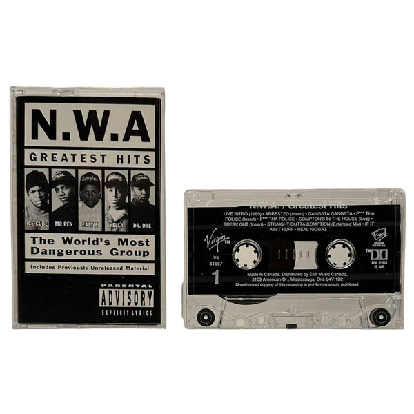 •N.W.A - GREATEST HITS• ~1996 OG CANADIAN PRESSINGS~ (CD & CASSETTE TAPE)