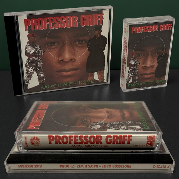 •PROFESSOR GRIFF - KAO’Z II WIZ *7* DOME• ~1991 OG PRESSINGS~ (CD & CASSETTE TAPE)