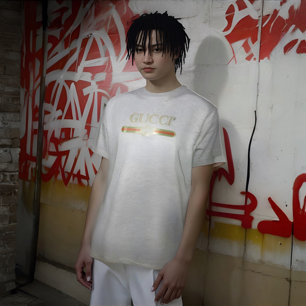 ^LUXURY^ THICK COTTON SHORT SLEEVE TEES (GREY)