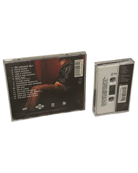 •BOOGIE DOWN PRODUCTIONS - SEX AND VIOLENCE• ~1992 OG PRESSINGS~ (CD & CASSETTE TAPE)