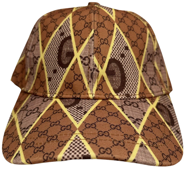 ^LUXURY^ Italian curved beak hat (adjustable strap)