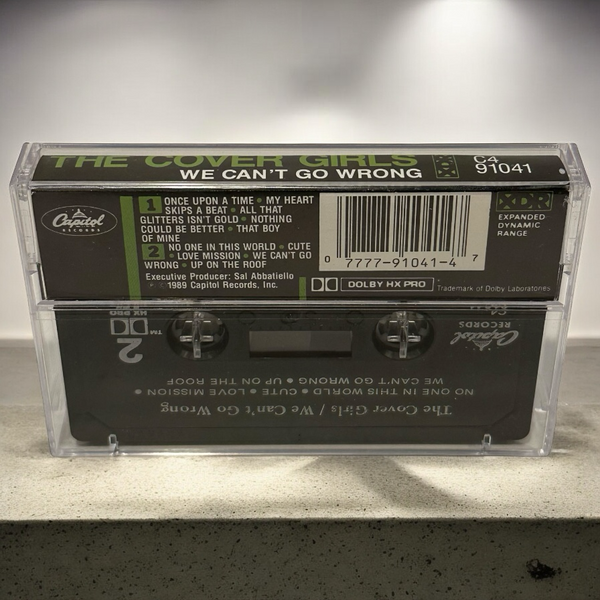 •THE COVER GIRLS - WE CAN’T GO WRONG• ~1989 OG PRESSING~ (CASSETTE TAPE) (CANADIAN BLACK SHELL)