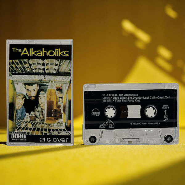 •THA ALKAHOLIKS - 21 & OVER• ~1993 OG PRESSING~ (CASSETTE TAPE)
