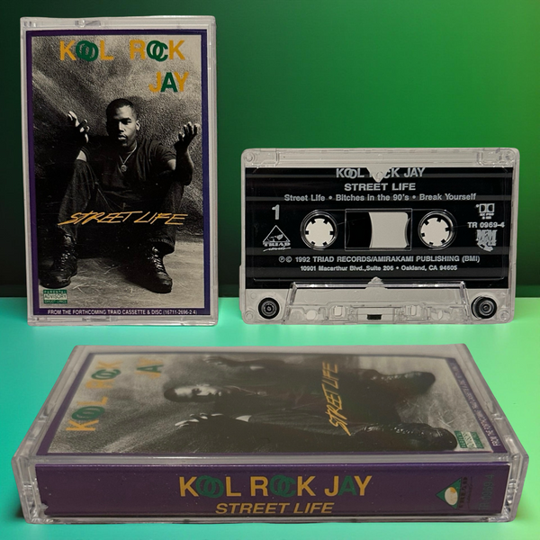 •KOOL ROCK JAY - STREET LIFE• ~1992 OG PRESSING~ (CASSETTE TAPE)