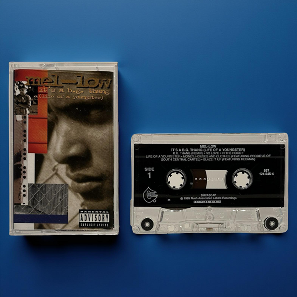 •MEL-LOW - IT’S A B.G. THANG (LIFE OF A YOUNGSTER) ~1995 OG PRESSING~ (CASSETTE TAPE)