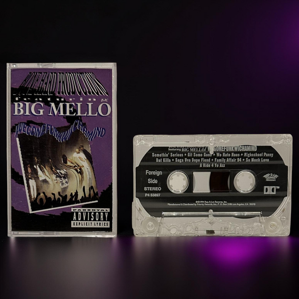 •BIG MELLO - WEGONEFUNKWICHAMIND• ~1994 OG PRESSING~ (CASSETTE TAPE)
