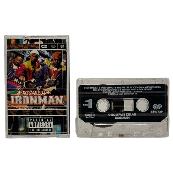 •GHOSTFACE KILLAH - IRONMAN• ~1996 OG PRESSINGS~ (CD & CASSETTE TAPE)