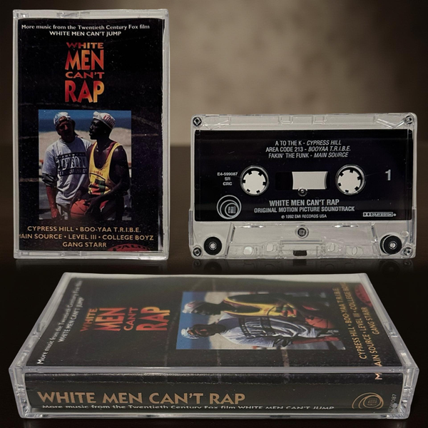 •WHITE MEN CAN’T RAP - MORE MUSIC FROM WHITE MEN CAN’T JUMP• ~1992 OG PRESSING~ (CASSETTE TAPE)