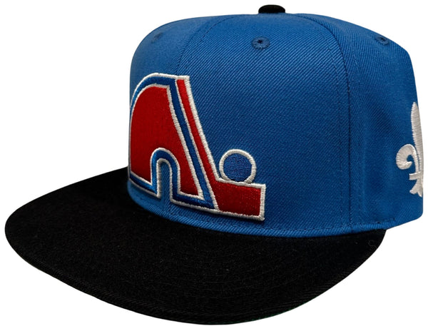 *Quebec Nordiques* snapback hats by Mitchell & Ness