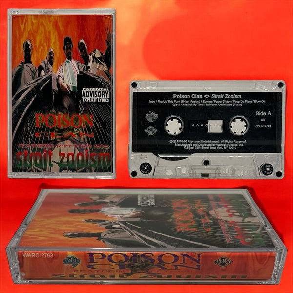 •POISON CLAN ~ STRAIT ZOOISM• ~1995 OG PRESSING~ (CASSETTE TAPE)