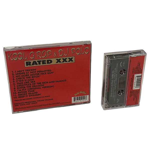 •KOOL G RAP & DJ POLO ~ RATED XXX• ~1996 OG PRESSINGS~ (CD & CASSETTE TAPE)