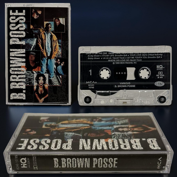 •VARIOUS - B. BROWN POSSE• ~1993 OG PRESSING~ (CASSETTE TAPE)