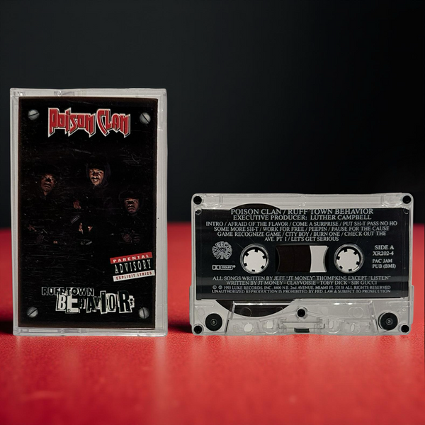 •POISON CLAN - RUFF TOWN BEHAVIOR• ~1993 OG PRESSING~ (CASSETTE TAPE)