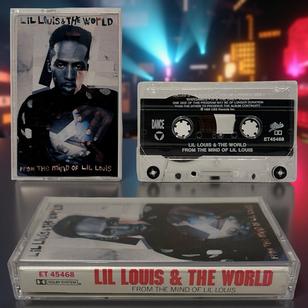 •LIL LOUIS & THE WORLD - FROM THE MIND OF LIL LOUIS• ~1989 OG PRESSING~ (CASSETTE TAPE)