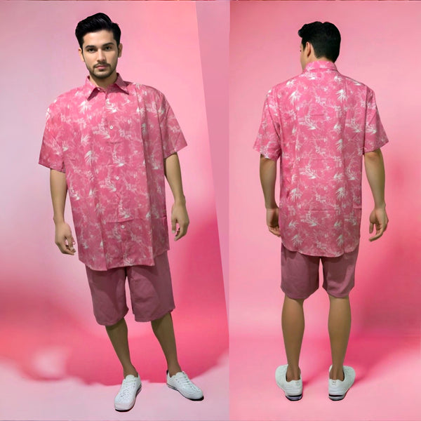 •PINK FLORAL MATCHING CASUAL SETS• ~Lightweight summer casual wear~