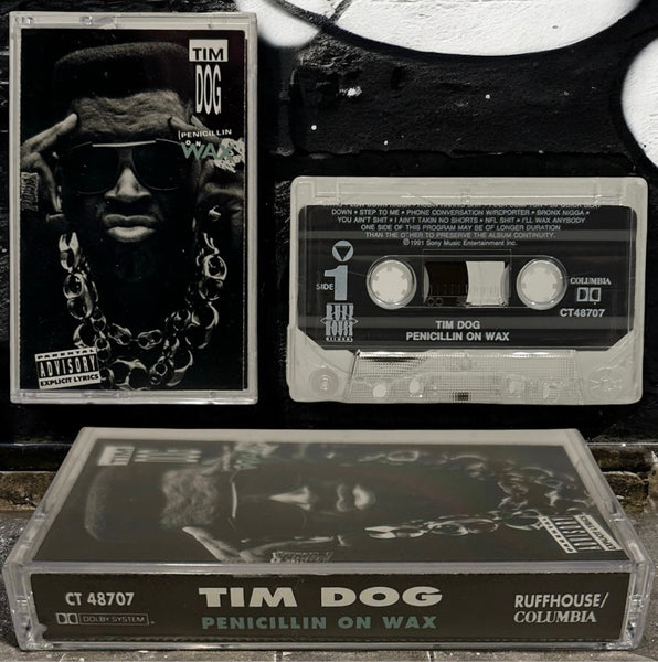 •TIM DOG - PENICILLIN ON WAX• ~1991 OG PRESSING~ (CASSETTE TAPE)