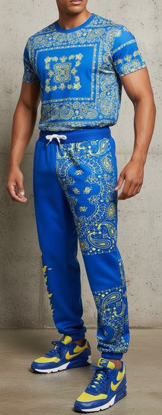 *DEFEND UKRAINE* POLYESTER JOGGER SWEATPANTS (FLEECE LINED)