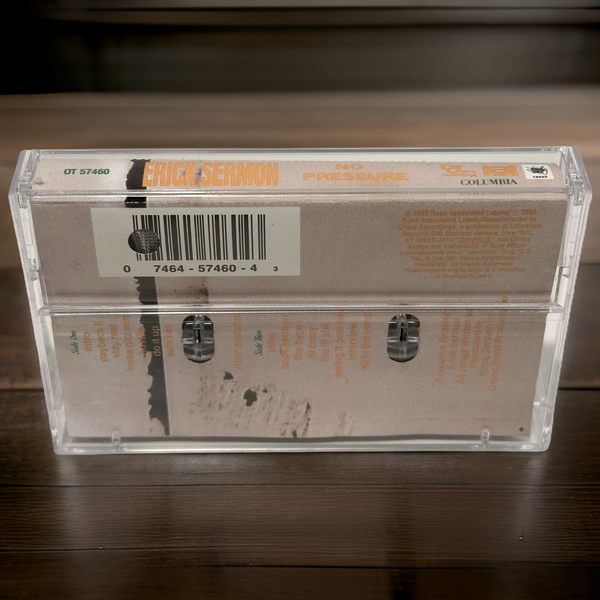 •ERICK SERMON - NO PRESSURE• ~1993 OG PRESSING~ (CASSETTE TAPE) (3)