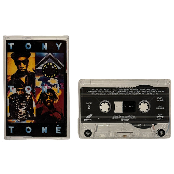 •TONY TONI TONE - SONS OF SOUL• ~1993 OG PRESSING~ (CASSETTE TAPE) (2)