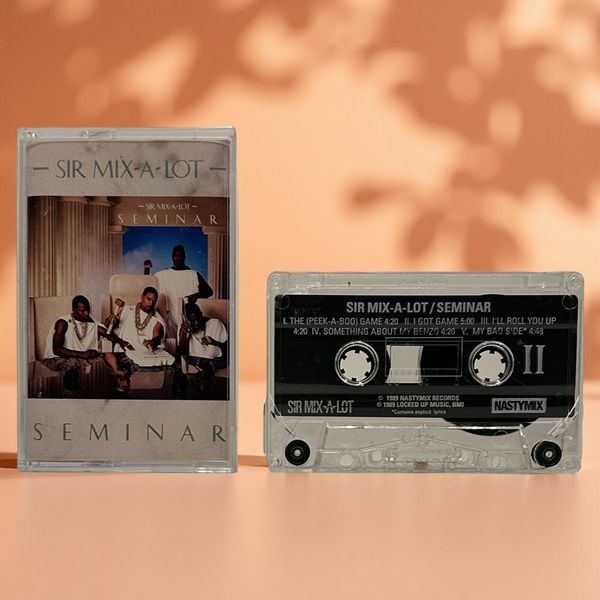 •SIR MIX-A-LOT ~ SEMINAR• ~1989 OG PRESSING~ (CASSETTE TAPE)