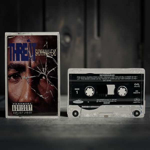 •THREAT - SICKINNAHEAD• ~1993 OG PRESSING~ (CASSETTE TAPE)