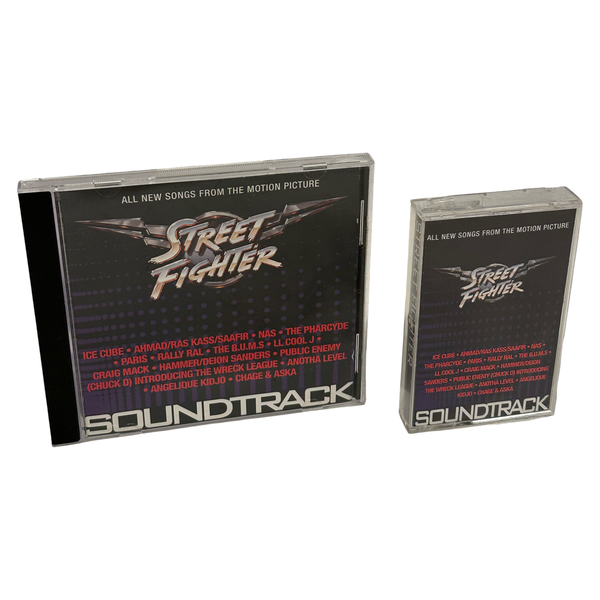 •STREET FIGHTER - SOUNDTRACK• ~1994 OG PRESSINGS~ (CD & CASSETTE TAPE)