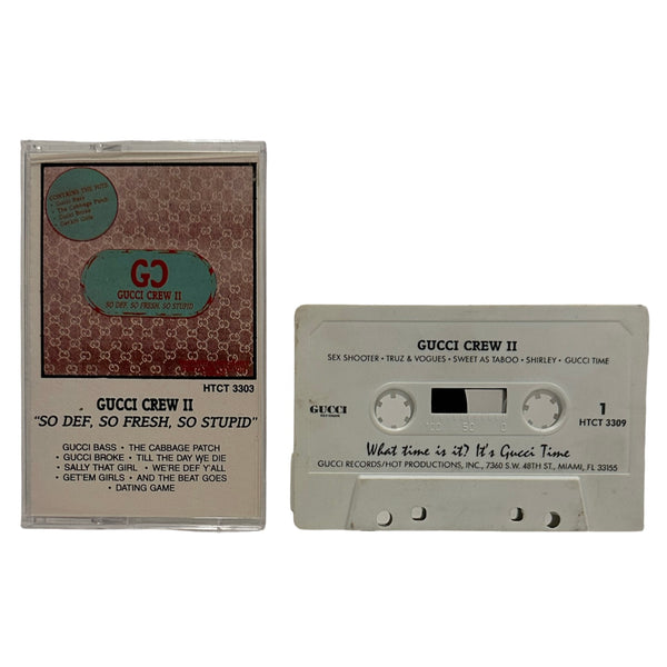 •GUCCI CREW II - “SO DEF, SO FRESH, SO STUPID”• ~1987 OG PRESSINGS~ (CD & CASSETTE TAPE)