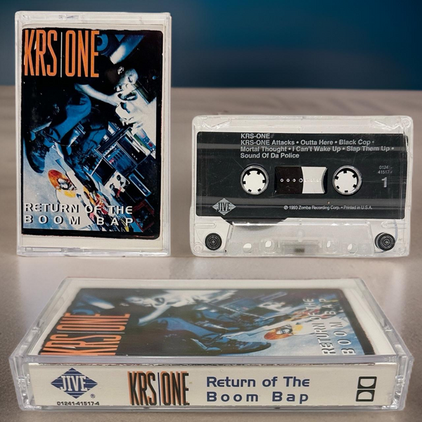 •KRS ONE - RETURN OF THE BOOM BAP• ~1993 OG PRESSING~ (CASSETTE TAPE) (2)