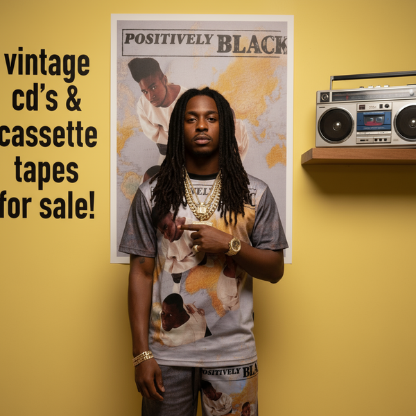 •POSITIVELY BLACK - POSITIVELY BLACK• ~1989 OG PRESSING~ (CASSETTE TAPE)