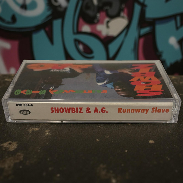 •SHOWBIZ & A.G. - RUNAWAY SLAVE• ~1992 OG PRESSING~ (CASSETTE TAPE)
