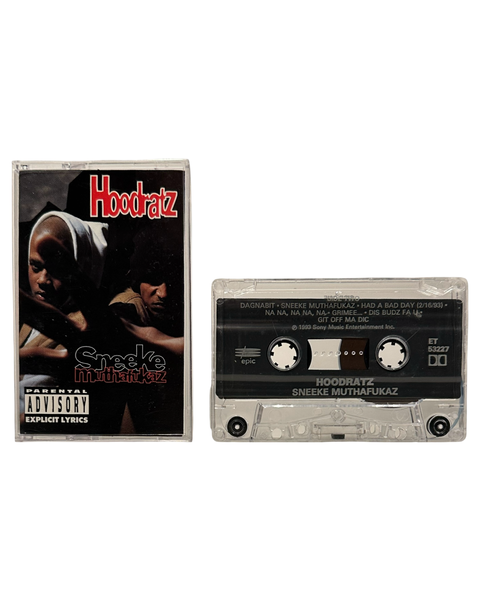 •HOODRATZ - SNEEKE MUTHAFUKAZ• ~1993 OG PRESSINGS~ (PROMO SEALED CD & CASSETTE TAPE)