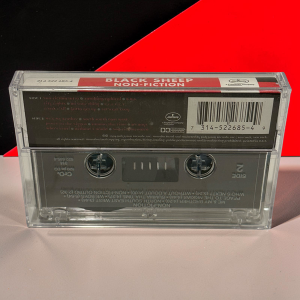 •BLACK SHEEP ~ NON FICTION• ~1994 OG PRESSING~ (CASSETTE TAPE)