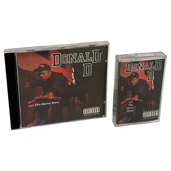 •DONALD D - LET THE HORNS BLOW• ~1992 OG PRESSINGS~ (CD & CASSETTE TAPE)