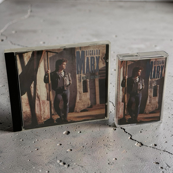 •RICHARD MARX ~ REPEAT OFFENDER• ~1989 OG CANADIAN PRESSINGS~ (CD & CASSETTE TAPE)