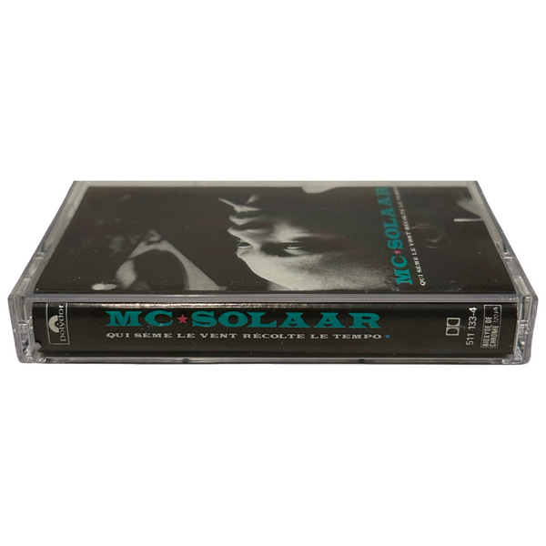 •MC SOLAAR ~ QUI SEME LE VENT RECOLTE LE TEMPO• ~1991 OG PRESSINGS~ (CD & CASSETTE TAPE)