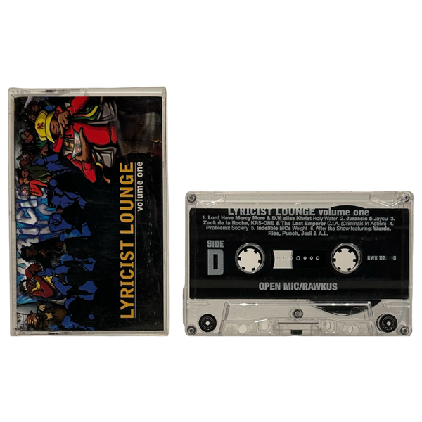 •LYRICIST LOUNGE - VOLUME ONE• ~1997 OG PRESSINGS~ (DOUBLE CD & DOUBLE CASSETTE TAPE)