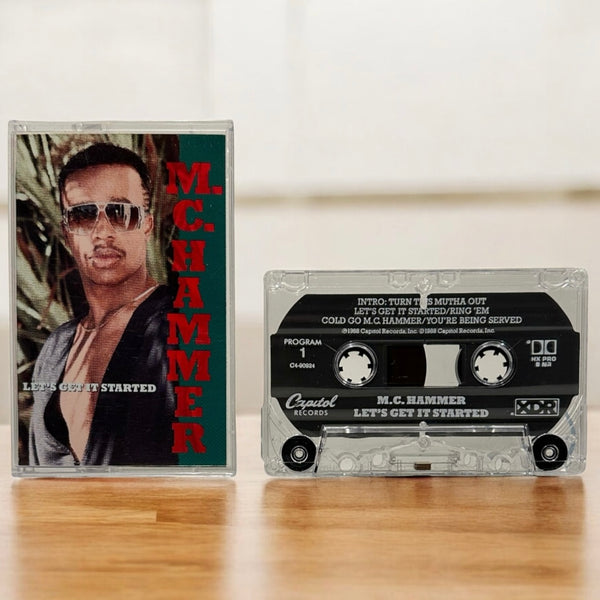 •M.C. HAMMER - LET’S GET IT STARTED• ~1988 OG PRESSING~ (CASSETTE TAPE)