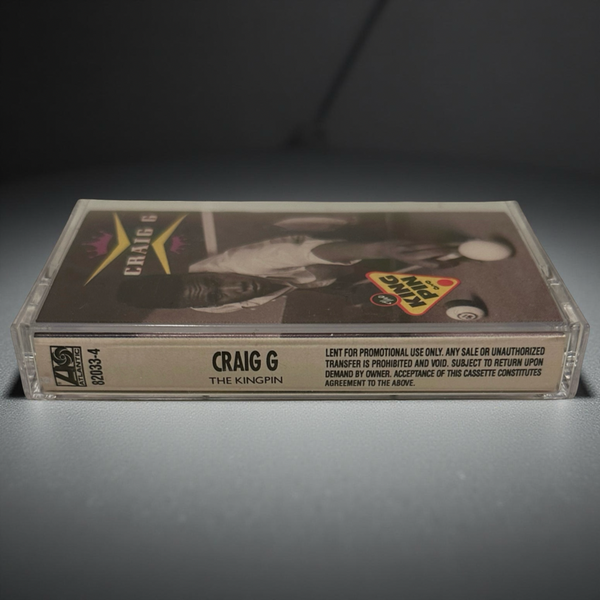 •CRAIG G - THE KINGPIN• ~1989 HTF PROMOTIONAL COPY~ (CASSETTE TAPE)