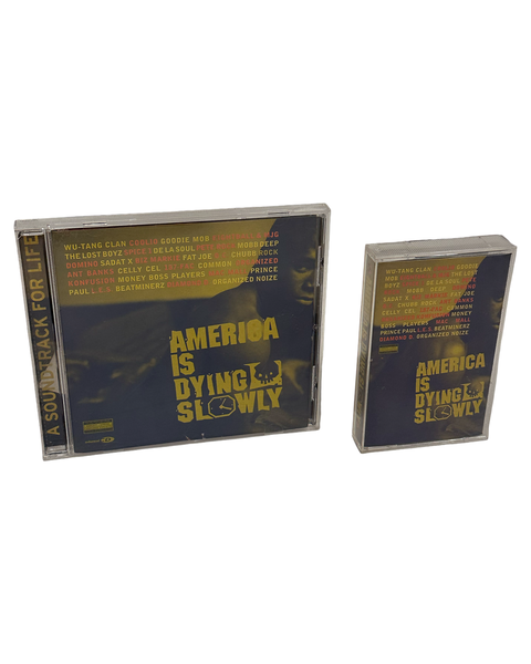 •AMERICA IS DYING SLOWLY - COMPILATION• ~1996 OG PRESSINGS~ (CD & CASSETTE TAPE)