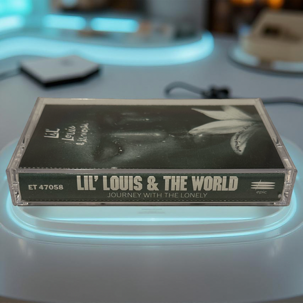 •LIL’ LOUIS & THE WORLD ~JOURNEY WITH THE LONELY• ~1992 OG PRESSING~ (CASSETTE TAPE)