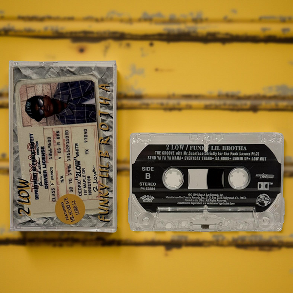 •2 LOW - FUNKY LIL BROTHA• ~1994 OG PRESSING~ (CASSETTE TAPE)
