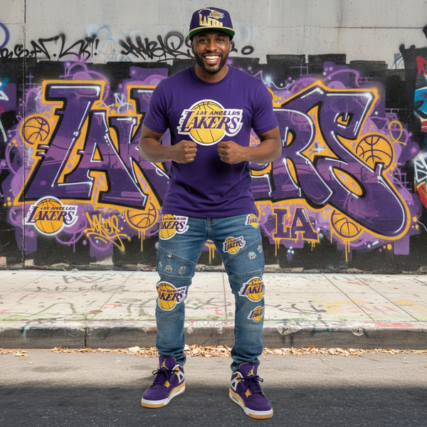 *Los Angeles Lakers* snapback hats by Mitchell & Ness