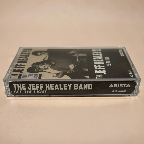•THE JEFF HEALEY BAND ~ SEE THE LIGHT• ~1988 OG CANADIAN PRESSING~ (CASSETTE TAPE) (BLACK SHELL)