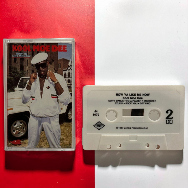 •KOOL MOE DEE - HOW YA LIKE ME NOW• ~1987 OG PRESSING~ (CASSETTE TAPE)