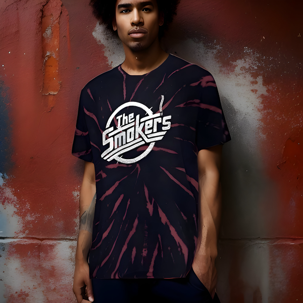 ^IMPERIOUS^ ~THE SMOKERS*~ (DARK NAVY) TIE DYE T-SHIRTS